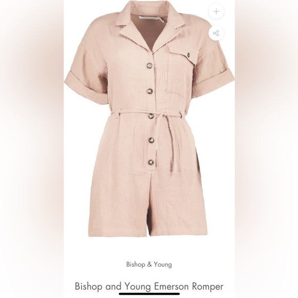 Bishop and Young Emerson women’s Romper size medium. - Picture 2 of 9